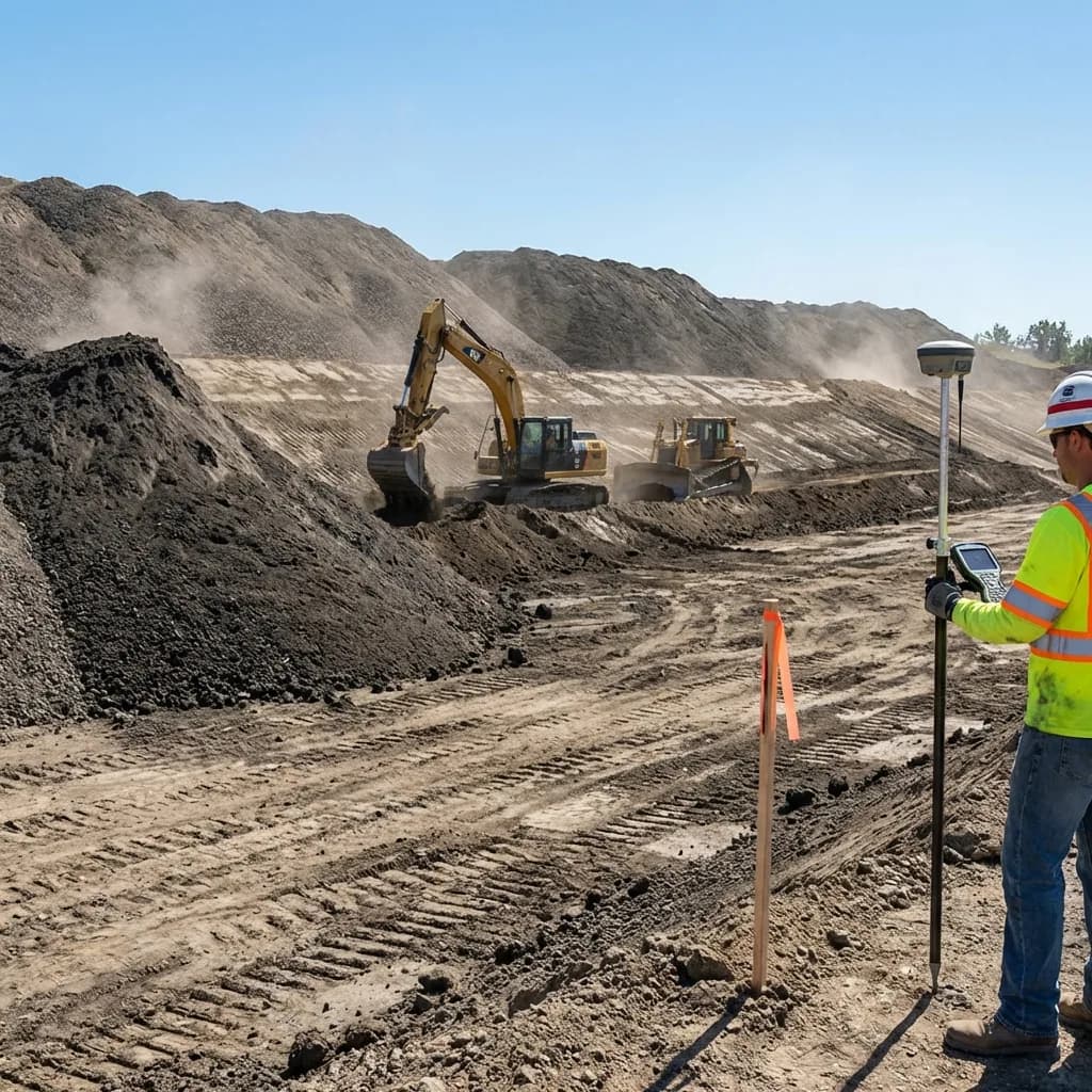 Earthwork Volume Analysis and Stockpile Survey